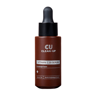 CUSKIN СЫВОРОТКА-КОНЦЕНТРАТ С 30% ВИТАМИНА C ОТ ПИГМЕНТАЦИИ И МОРЩИН CLEAN-UP VITAMIN C30 SERUM